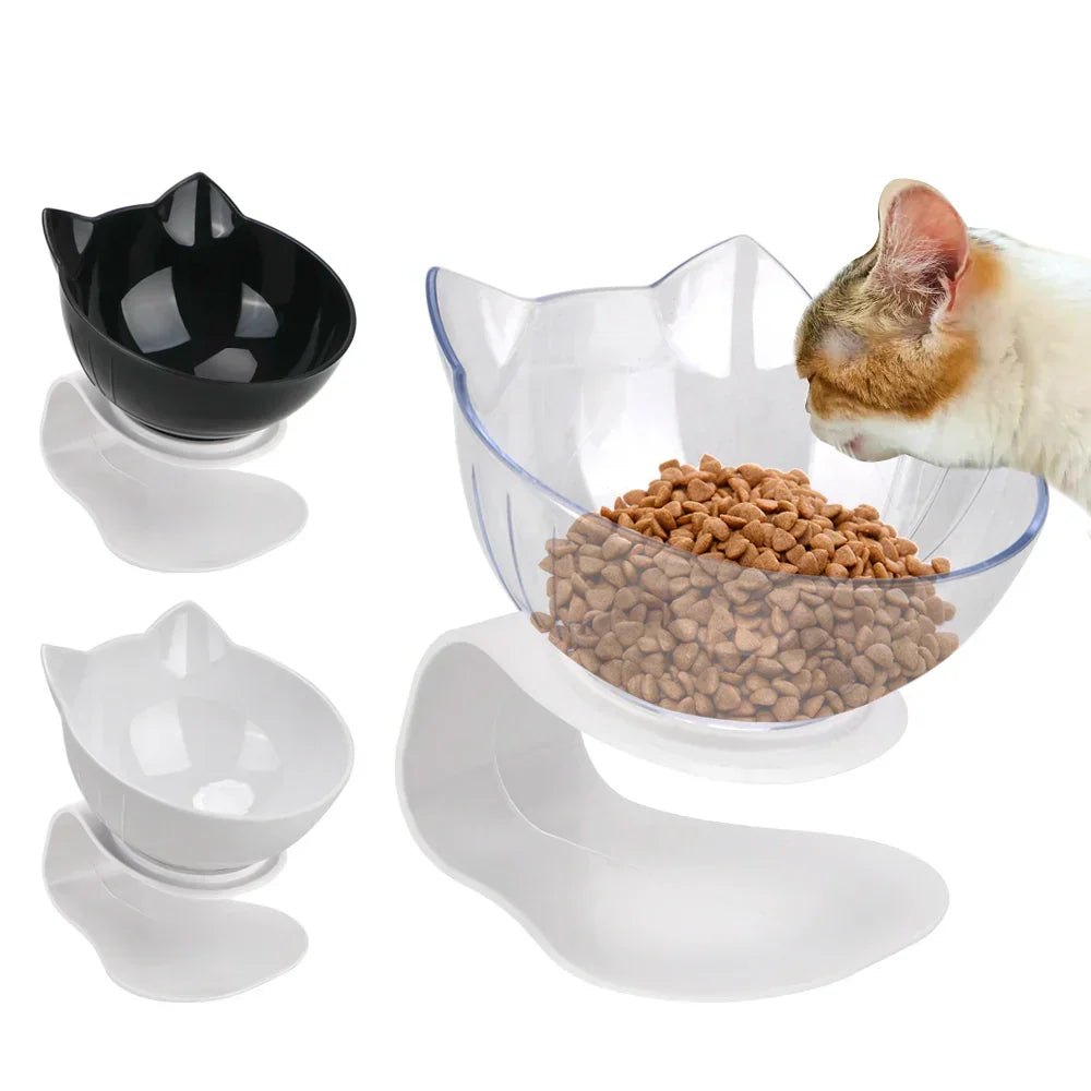 Ergonomic Double Pet Bowl Set β Non-Slip, Raised Stand for Dogs & Cats
