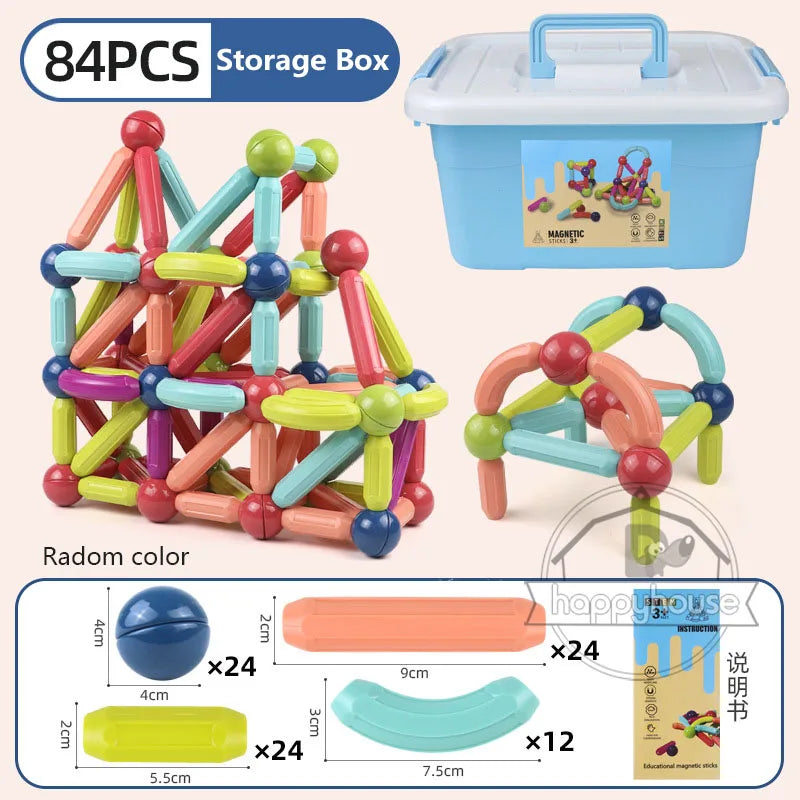 STEM Magnetic Building Toys ā Educational Construction Set for Children