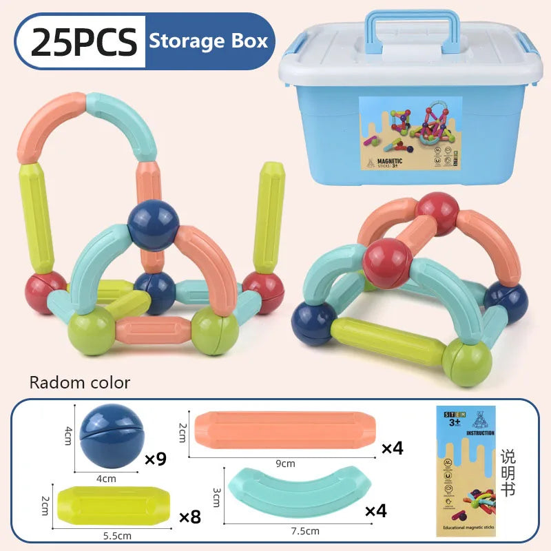 STEM Magnetic Building Toys ā Educational Construction Set for Children