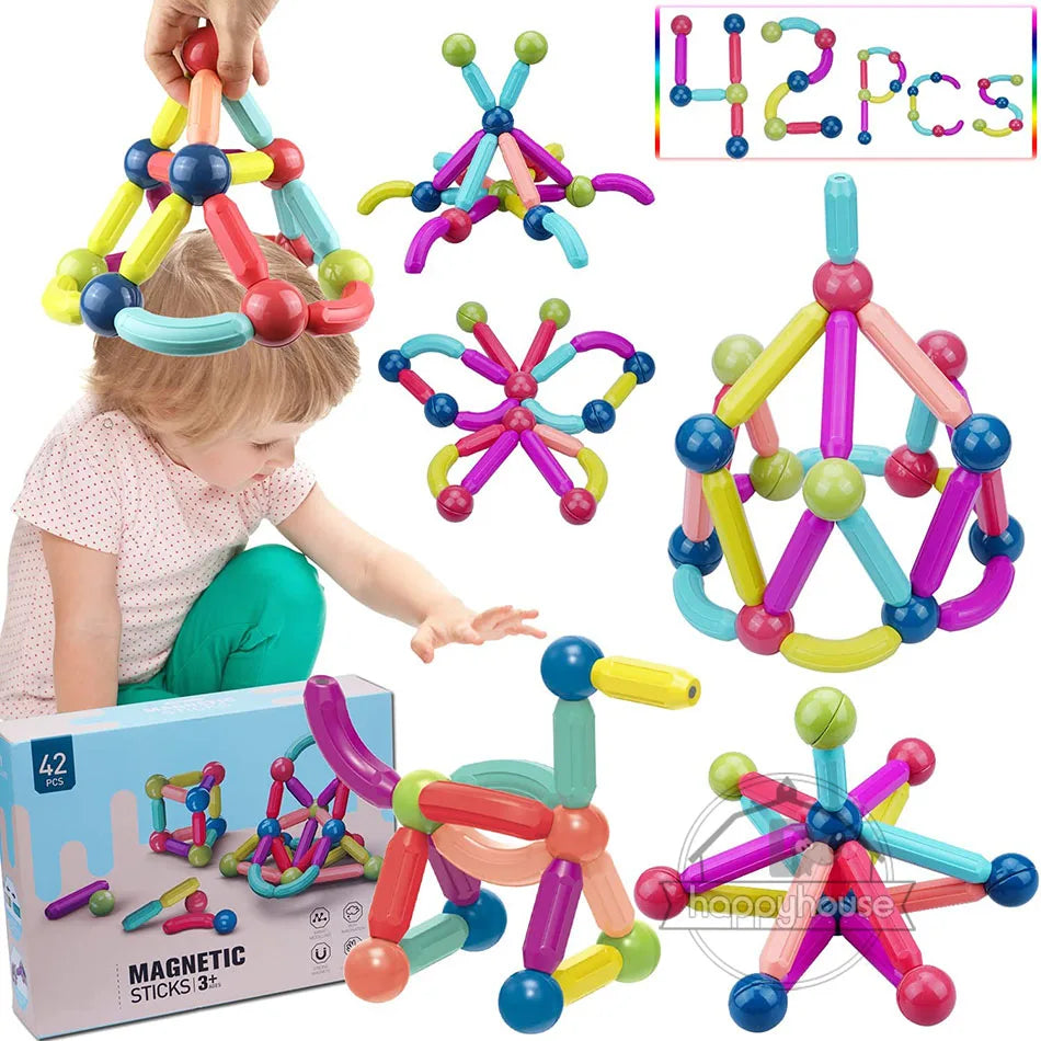 STEM Magnetic Building Toys ā Educational Construction Set for Children