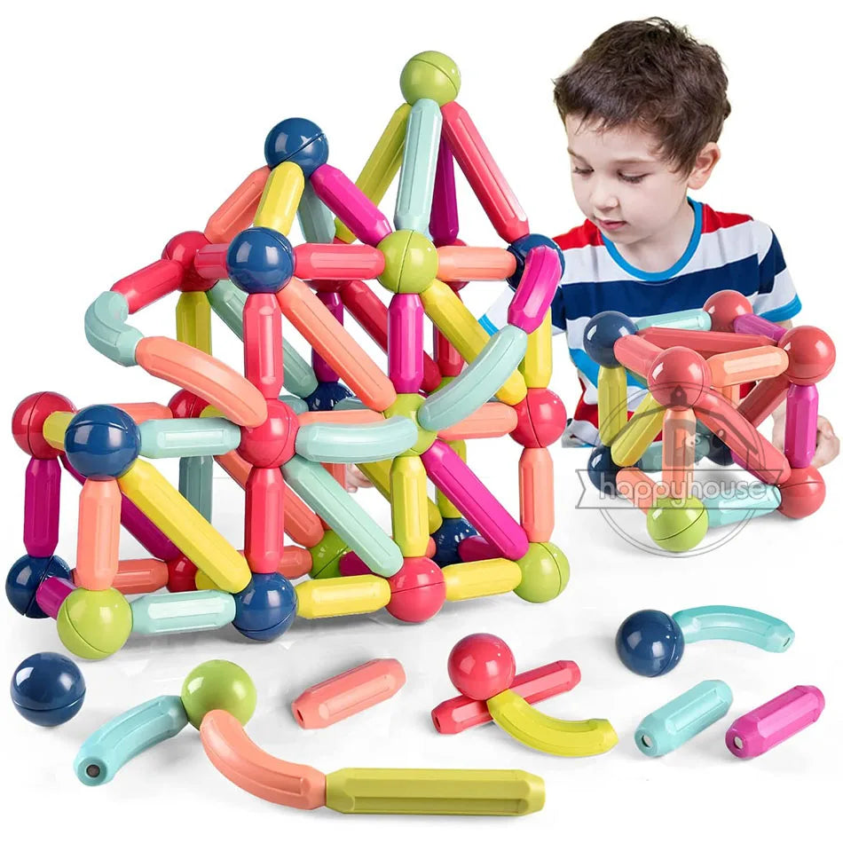 STEM Magnetic Building Toys ā Educational Construction Set for Children