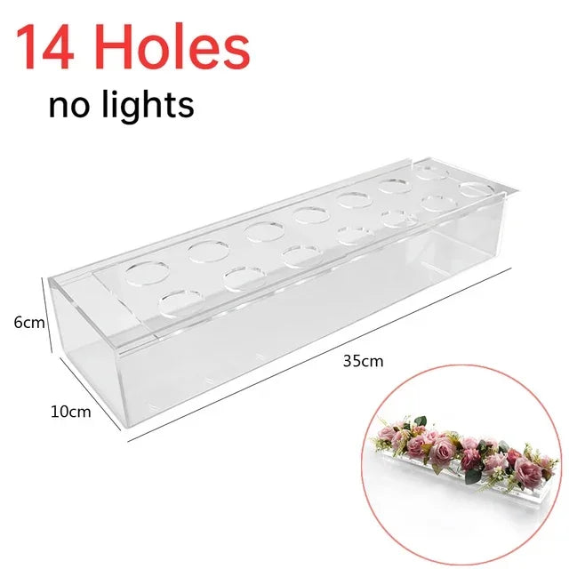 Transparent Flower Vase β Elegant Centerpiece for Dining or Events