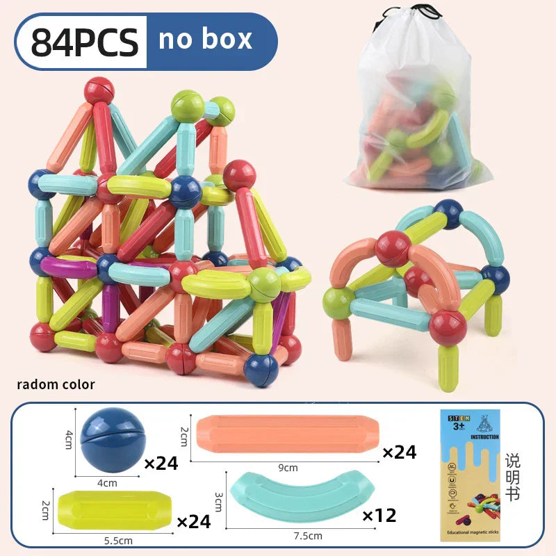 STEM Magnetic Building Toys ā Educational Construction Set for Children