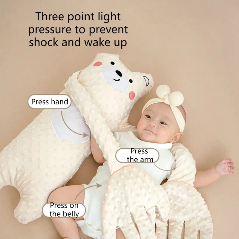 Newborn Sleep Comfort Pillow โ Pacifying Sleep Aid with Remote