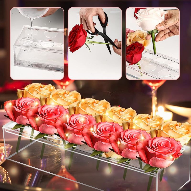 Transparent Flower Vase β Elegant Centerpiece for Dining or Events