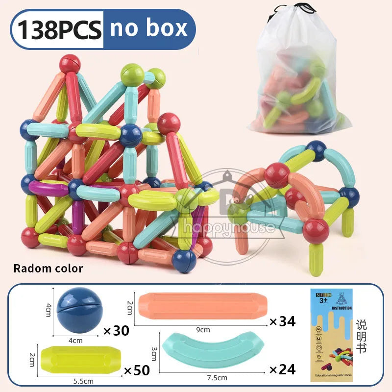 STEM Magnetic Building Toys ā Educational Construction Set for Children