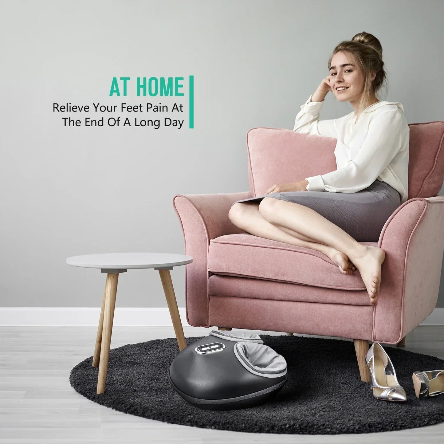 Shiatsu Foot Massager β Deep Knead with Heat & Air Compression