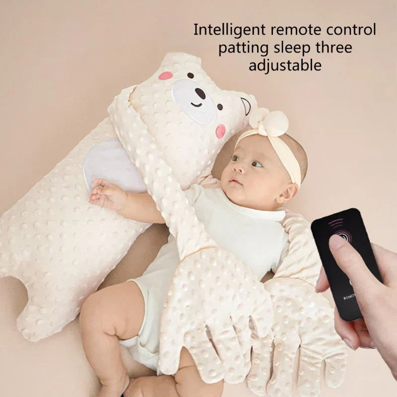 Newborn Sleep Comfort Pillow โ Pacifying Sleep Aid with Remote