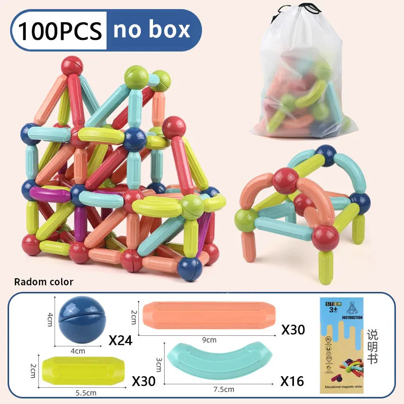 STEM Magnetic Building Toys ā Educational Construction Set for Children