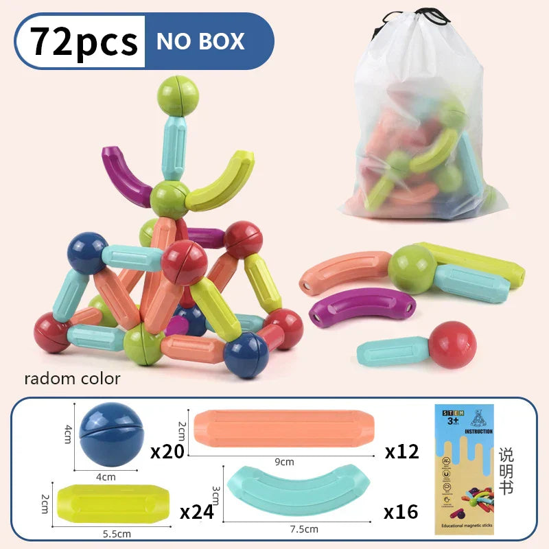 STEM Magnetic Building Toys ā Educational Construction Set for Children