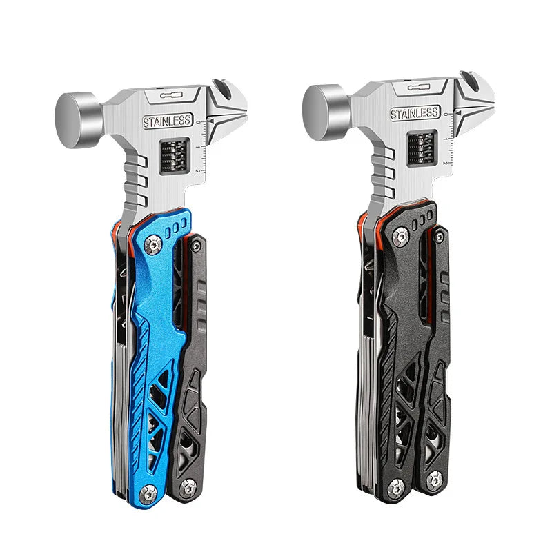 All-in-One Emergency Tool β Hammer, Pliers, Wrench & More in One
