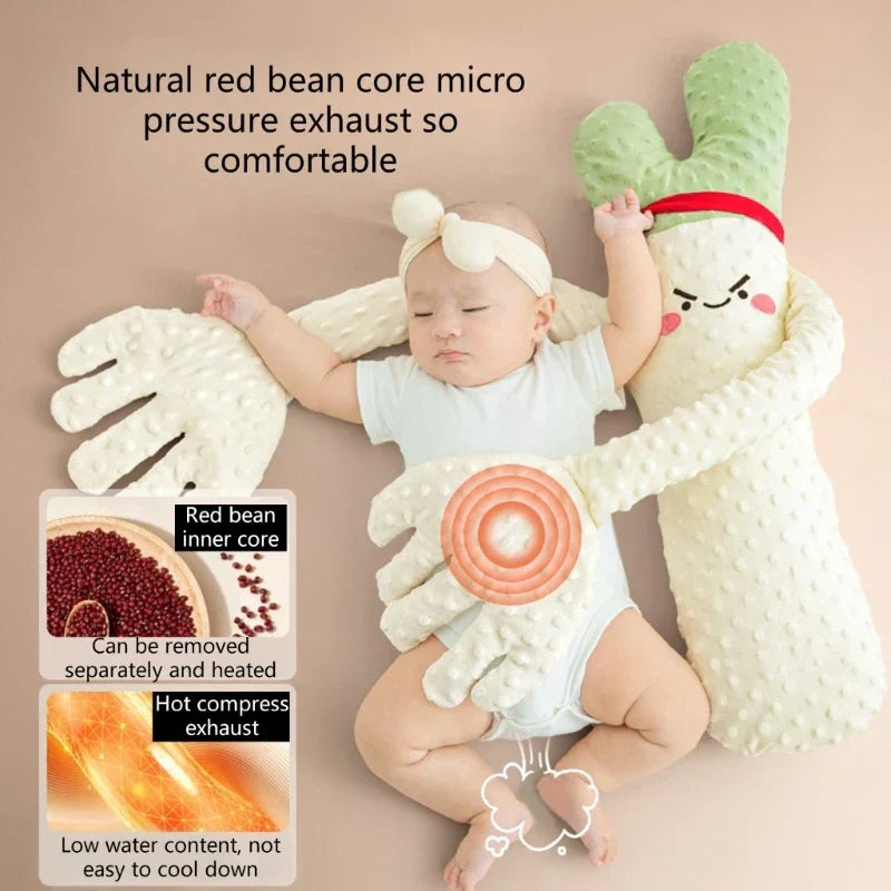 Newborn Sleep Comfort Pillow โ Pacifying Sleep Aid with Remote