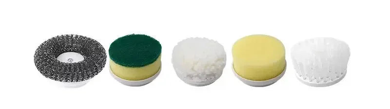 Electric Spin Scrubber โ Power Cleaning Brush with 5 Replaceable Heads