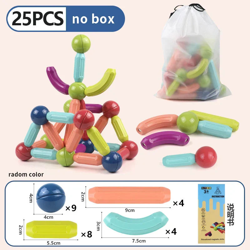 STEM Magnetic Building Toys ā Educational Construction Set for Children