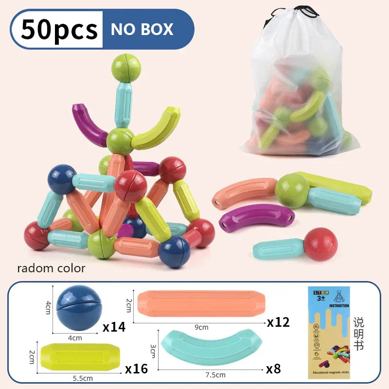 STEM Magnetic Building Toys ā Educational Construction Set for Children