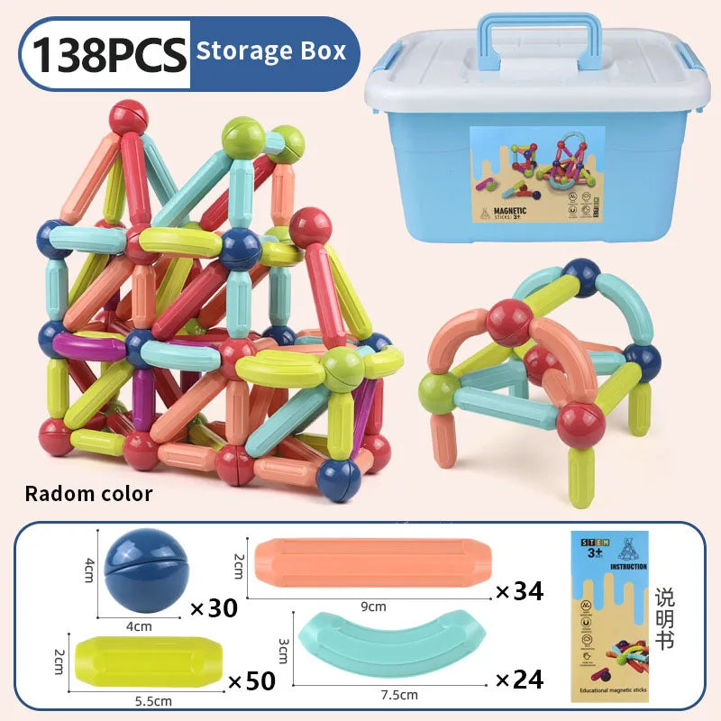 STEM Magnetic Building Toys ā Educational Construction Set for Children