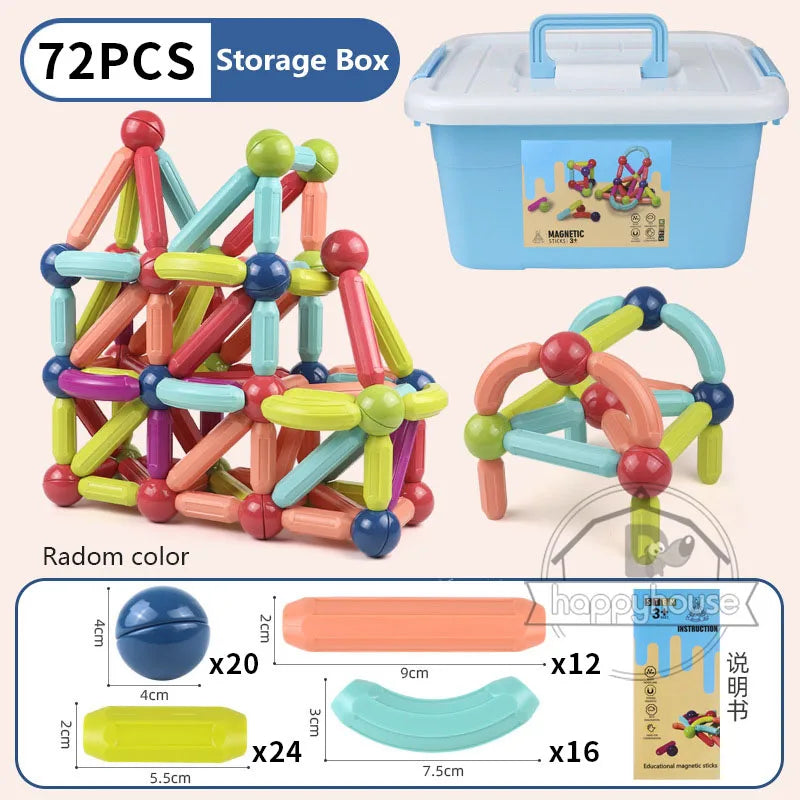 STEM Magnetic Building Toys ā Educational Construction Set for Children
