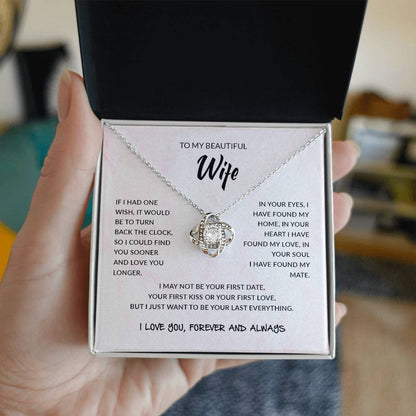 To My Wife | Love Knot Necklace