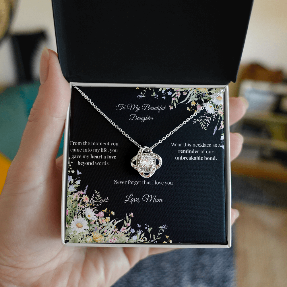 Mom to Daughter - Love Knot Necklace