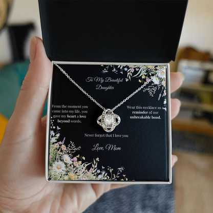 Mom to Daughter - Love Knot Necklace