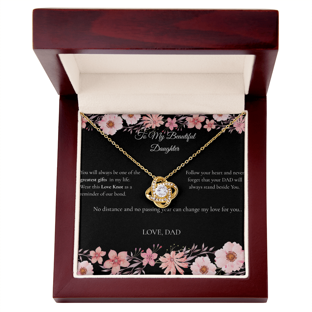 Dad to Daughter - Love Knot Necklace