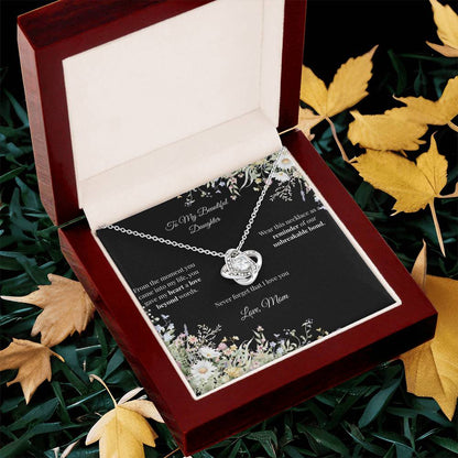 Mom to Daughter - Love Knot Necklace